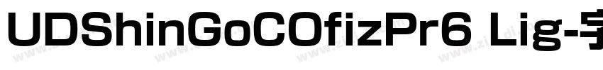 UDShinGoCOfizPr6 Lig字体转换
